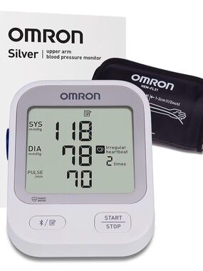 Omron Silver Upper Arm Blood Pressure Monitor